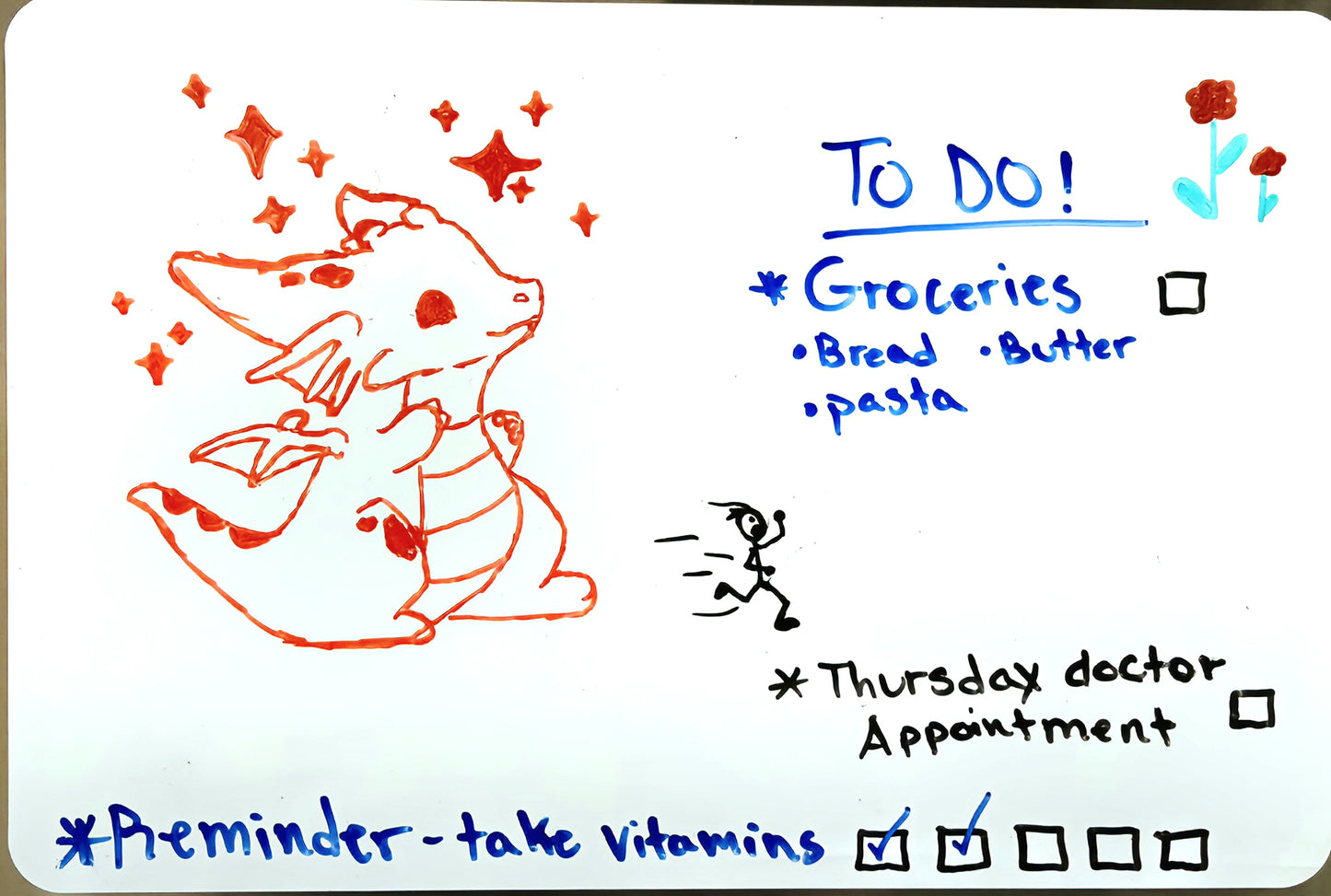 Fridgemates Magnetic Whiteboard